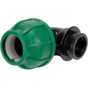 PIPE CONNECTOR PP 90° GW 32MM x 3/4" 88912 FLO