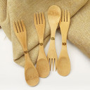 Bambusa sporks, antibakteriāls, viegls un stabils, ar uzglabāšanas maisiņu, R562154, Origin Outdoors