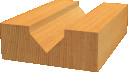 V veida gropju frēze 6mm 6.35mm.90°.6mm, Rokas frēzēm, malu frēzēm V VEIDA GROPJU FRĒZE STANDARD FOR WOOD V-GROOVE BIT, 2608628445, BOSCH