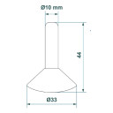 Lietus aizsargcepure telts stabiem, plastmasa, R562187, BasicNature