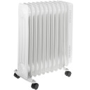 Eļļas radiators AD 7817, 2500W, balts; AD 7817 ADLER