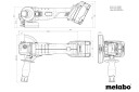 Akumulatora leņķa slīpmašīna W 18 7-125, 2x4Ah, METABOX; 602371510 METABO