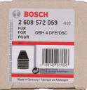 SDS plus patrona GBH 4 DSC, Perforatora urbjiem BEZATSLĒGAS SDSؘ PLUS QUICK-CHANGE URBJPATRONA, 2608572059, BOSCH