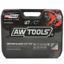 Raktų ir antgalių rinkinys, 82vnt, 1/2", 1/4", AW39082BL AWTOOLS