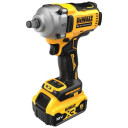 Akumulatora uzgriežņu atslēga 1/2", 18V, 812Nm, 2x5Ah, DCF891P2T, DCF891P2LRT-QW DEWALT