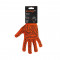 Work gloves with one-sided PVC dots, knitted, 10 DNIPRO-M