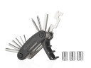 Multitool 16-in-1 Velosipēda Atslēgu Komplekts, Niķelēts, Kabatas Nazis, K02362, Keltin