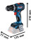 Akutrell GSB 18V-90 C 18V (2x4,0Ah) 06019K6104 BOSCH)