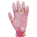 POLYESTER GARDEN GLOVES 9" WERS 74132 FLO