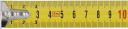 MEASURING TAPE YELLOW SOFT 8Mx25MM 10138 VOREL