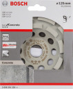 Betona slīpmašīnām DIMANTA KAUSVEIDA DISKS BEST FOR CONCRETE, 2608201228 BOSCH