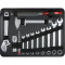 Universālais instrumentu komplekts 1/4"+1/2", 127 gab. 911.0727 KSTOOLS