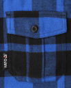 FLANNEL SHIRT BLUE S. 2XL YT-78810 YATO