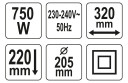 Elektriline mullafrees 79725 FLO