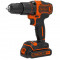 Аккумуляторная ударная дрель 18В (1x1,5Ач) BDCHD18S1KA-QW BLACK&DECKER