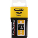 Smalkas stieples skavas 8mm, 1000 gab., 1-TRR134T, STANLEY