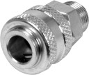 QUICK COUPLER TYPE D EXTERNAL THREAD 3/8 81371 VOREL