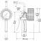 Rehvipumpamispüstol manomeetriga 9041G-1 9HEFXH03 HAZET