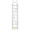 Kombinuotos kopėčios HobbyLOT 2x8+1x9 laipteliai 150kg 031420507 HAILO