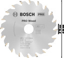 Standard for Wood 85x15x1.1/0.7x20T, Rokas ripzāģiem PRO WOOD CORDLESS RIPZĀĢA ASMENS, 2608837666, BOSCH