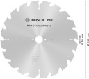 Ripāģa disks 315x30mm Construct wood top 20, Galda zāģiem PRO CONSTRUCT WOOD RIPZĀĢA ASMENS, 2608640691, BOSCH