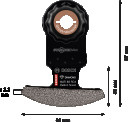 StarlockMax MATI68RD4 1 gab., Svārstību daudzfunkcionālajiem darbarīkiem EXPERT MATI 68 RD4 CORNER ASMENS, 2608900036, BOSCH