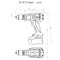 Akumulatora triecienurbjmašīna 18V, 110/55Nm, 2x4Ah; SB 18 LTX IMPULS; 602192500 METABO