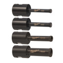 M14 DIMANTA FLĪŽU URBJA UZGALIS, M14 DIAMOND DRILL 4PC SET, 4932471863 MILWAUKEE