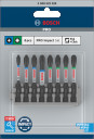 8 daļīgs uzgaļu komplekts L=50mm, Impact Control, Tiecienskrūvgriežiem, akumulatoru skrūvgriežiem PRO IMPACT SKRŪVGRIEŽA UZGAĻU KOMPLEKTS, 2608522328, BOSCH