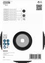 Gumijas slīpšķīvis D 125 mm, 1 gab., Mazām leņķa slīpmašīnām PRO BACKING PAD, MĪKSTS, 1608601033 BOSCH