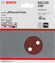 Ekscentra slīpmašīnām, ekscentra slīpmašīnām ar putekļu maisu C430 EXPERT FOR WOOD AND PAINT, 2608605112 BOSCH