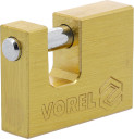 RECTANGULAR BRASS PADLOCK 50MM 77210 VOREL