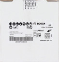 Fiber disks ExpertMetal D=125 mm,K 36,1 gab., Mazām leņķa slīpmašīnām R444 EXPERT FOR METAL SLĪPDISKS, 2608607250, BOSCH