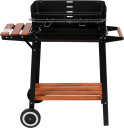 CHARCOAL GRILL W/ SHELF GRATE 48X26.5CM 99907 LUND