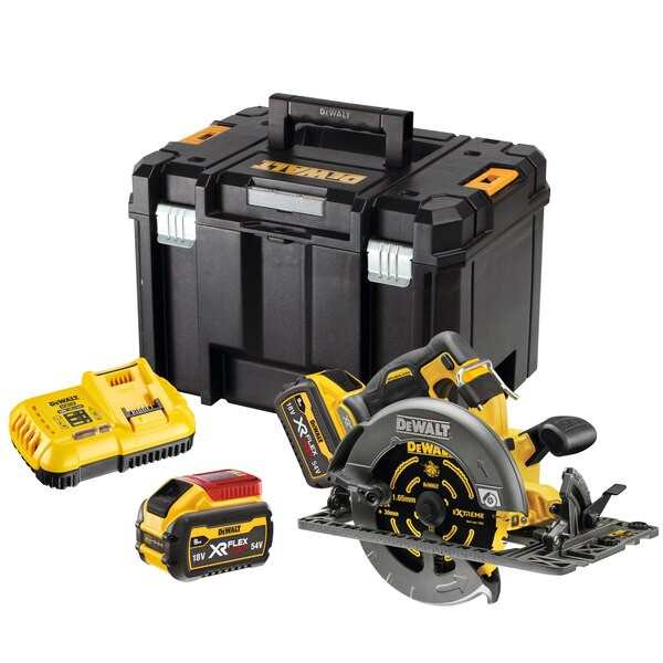 Akumulatora ripzāģis 54V 190mm (2x9.0Ah) DCS579X2-QW DEWALT