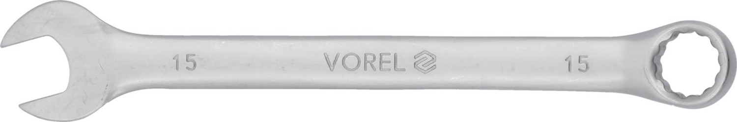 COMBINATION SPANNER CrV 15MM SATIN 51680 VOREL