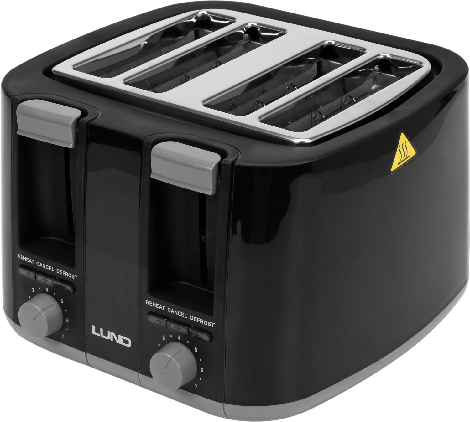 TOASTER 1300-1500W BLACK 67501 LUND