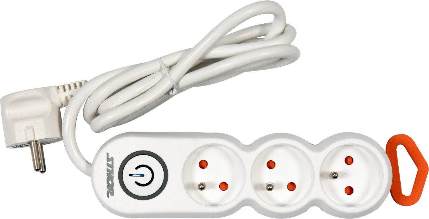 POWER STRIP W. GROUND 3S 1,5M 72350 STHOR