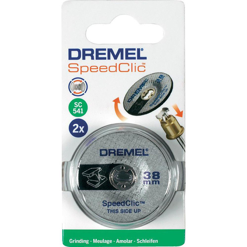 Slīpēšanas disks 38mm, 3,2mm, 2gab.  2615S541JA DREMEL