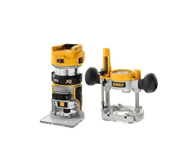 „Dewalt“ freza 18V 2w1 8mm be baterijų ir įkroviklio (DCW604N-XJ)