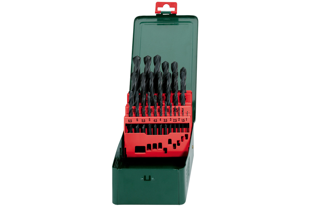 Grąžtų rinkinys metalui HSS-R (25 vnt.) 1-13mm 627152000 METABO