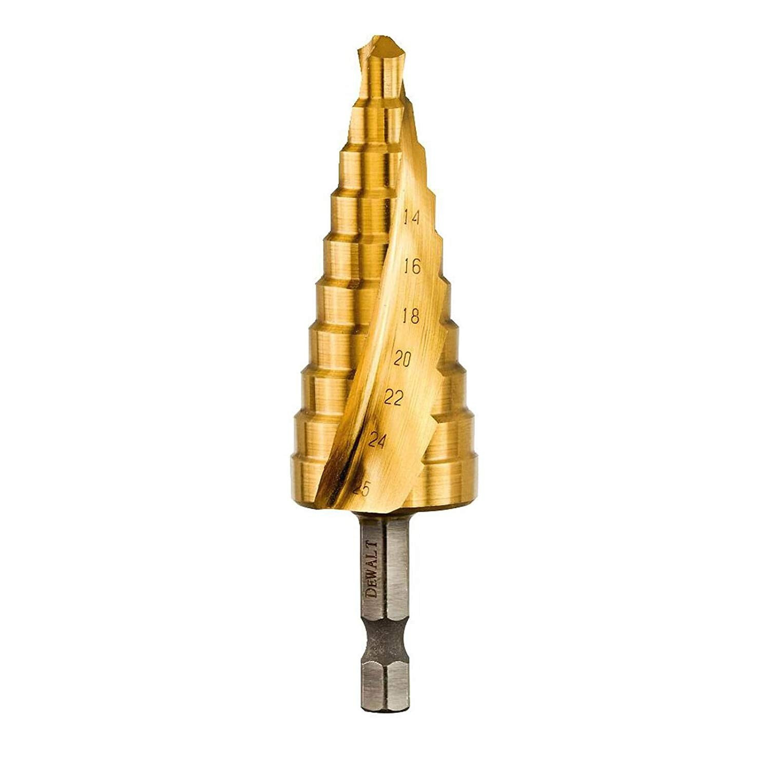 Cone step drill 14-25mm DeWALT