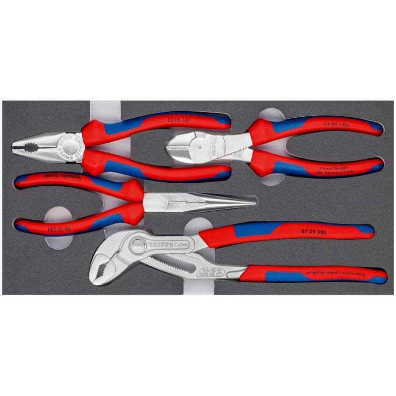 Replių rinkinys 4 vnt. 00 20 01 V17 KNIPEX