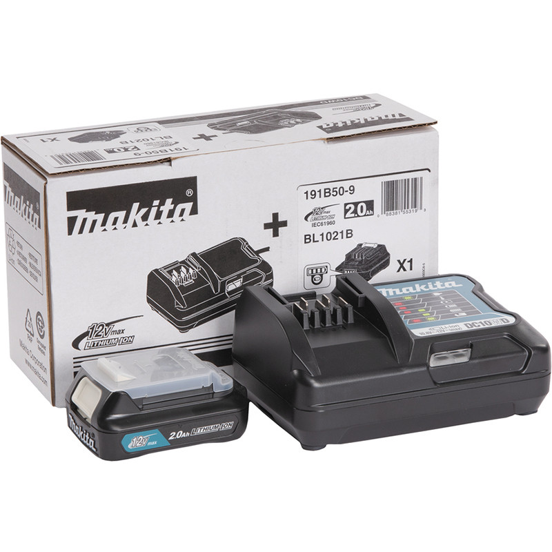 Uzlādes komplekts 12V, 2.0Ah BL1021B, DC10WD MAKITA