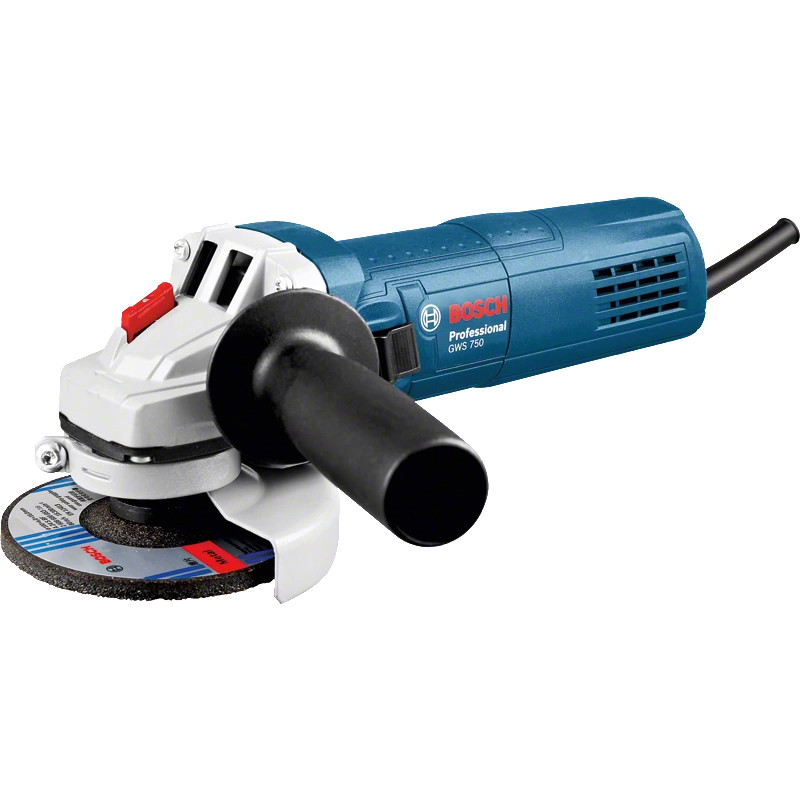 Leņķa slīpmašīna GWS 750 S, 750W, 125mm, 0601394121 BOSCH