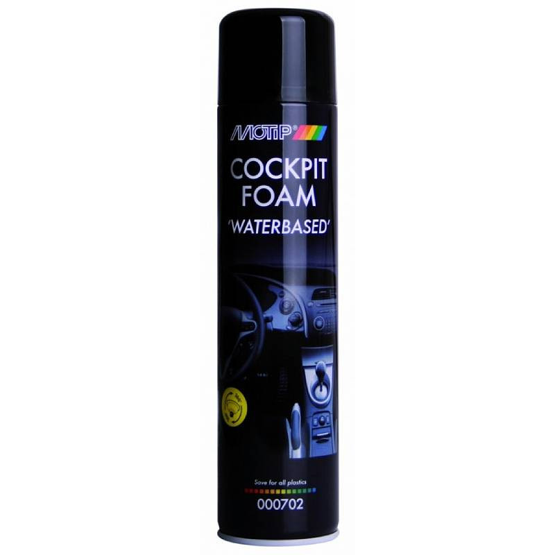 Salona tīrīšanas putas COCKPIT FOAM 600 ml neitrāls aromāts 000702 MOTIP