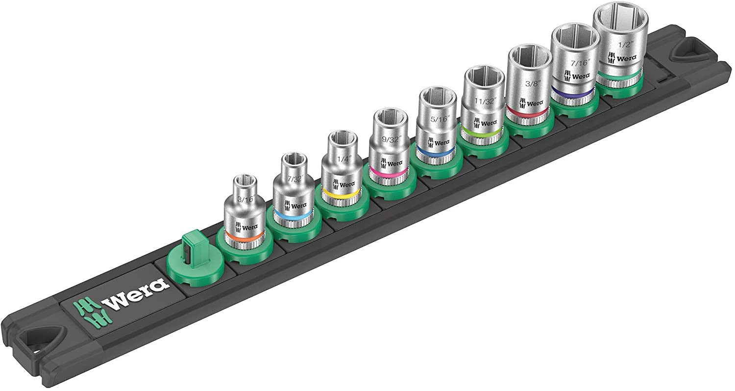 Набор головок A Imperial 1 набор торцевых головок 1/4", 9 шт.; 05005420001 WERA