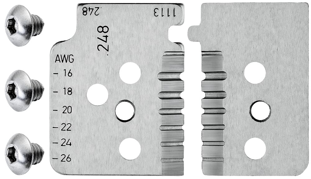 1 set of spare blades for 12 12 14 121914 KNIPEX