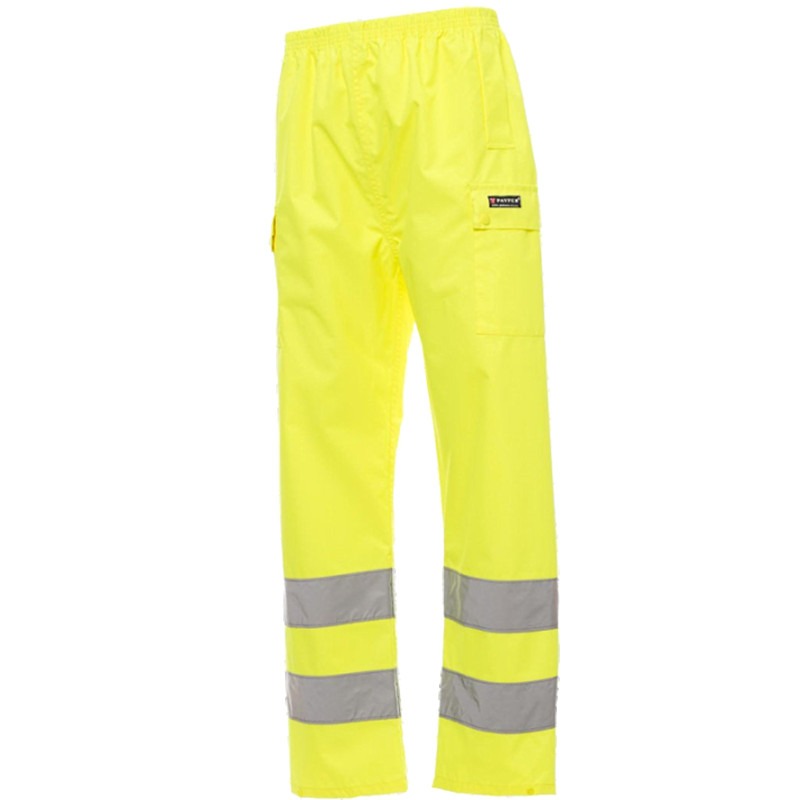 Geltonos lietaus kelnės HURRICANE FLUO, 3XL dydis PAYPER