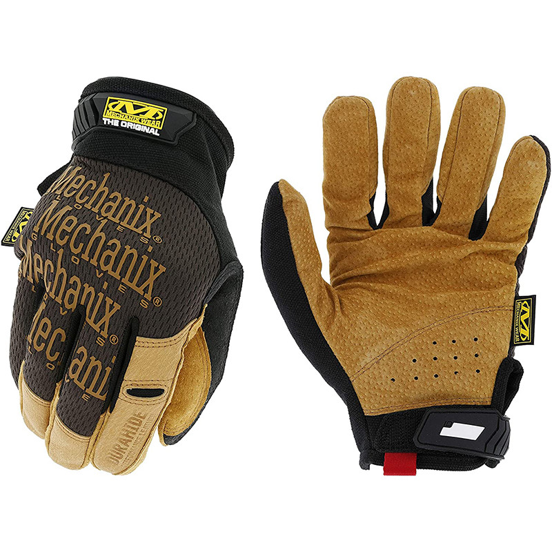 Darbinės pirštinės DURAHIDE, juodos / rudos, 9 / M, MECHANIX WEAR